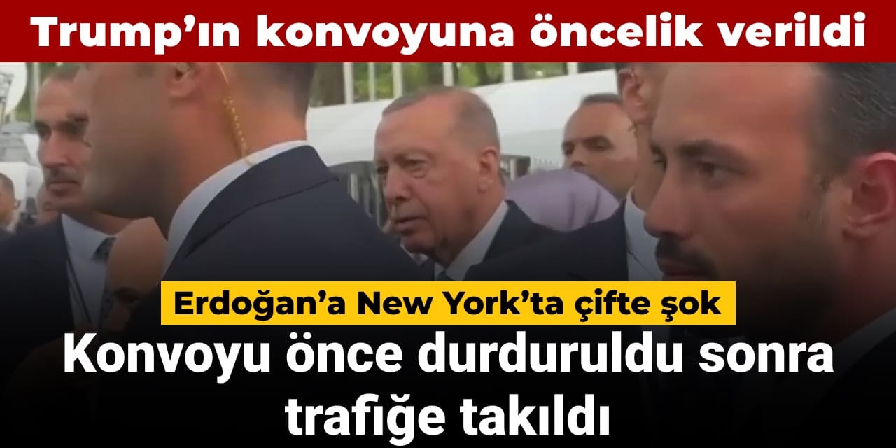 erdogana new yorkta cifte sok konvoyu once durduruldu sonra trafige takildi 42mkNuHp