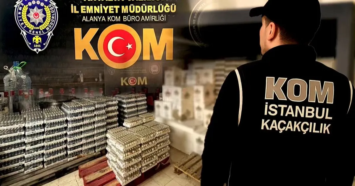 81 ilde kaçak ve sahte alkol operasyonu: 179 şüpheliye adli işlem