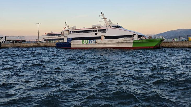 BUDO seferlerine fırtına engeli! Bazı seferler şiddetli rüzgar nedeniyle iptal edildi