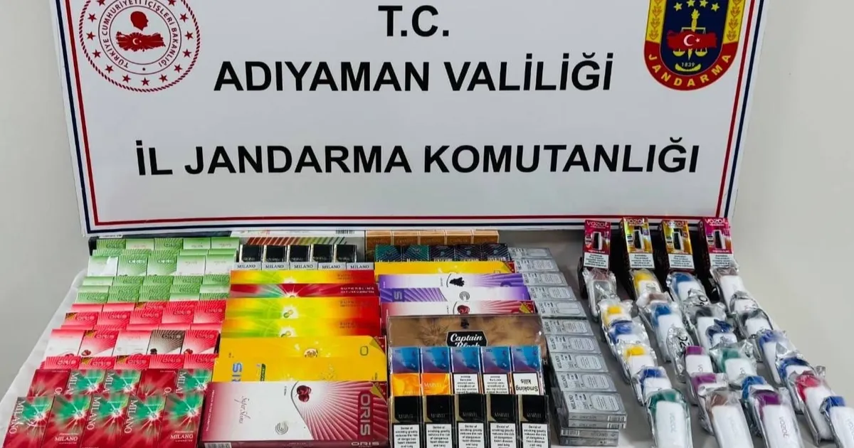 Adıyaman’da kaçak sigara operasyonu