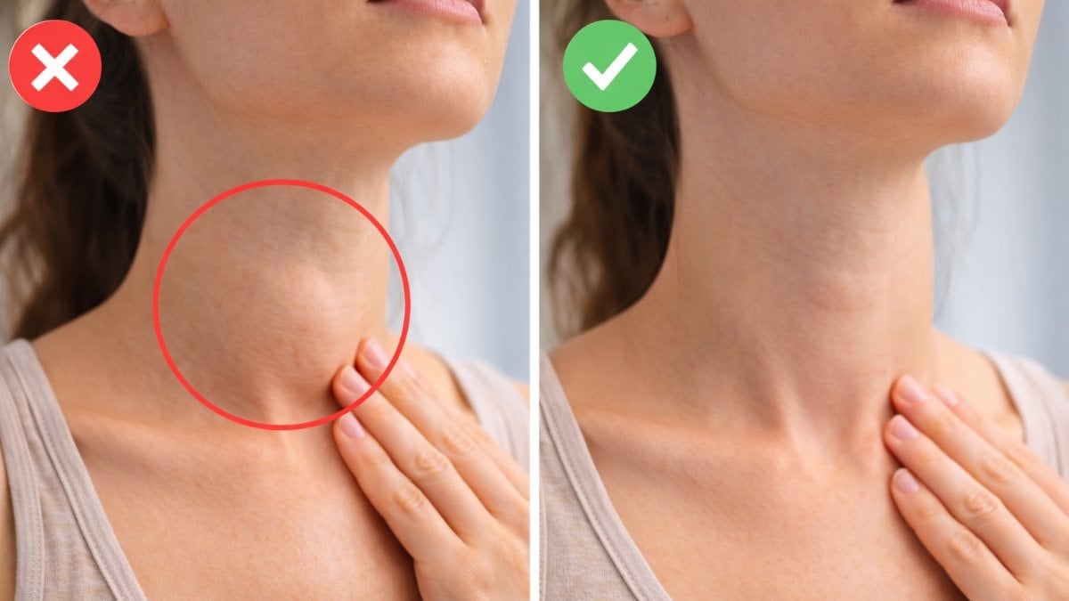 Evde tiroid kontrolü: Aynaya geçin, hemen deneyin…