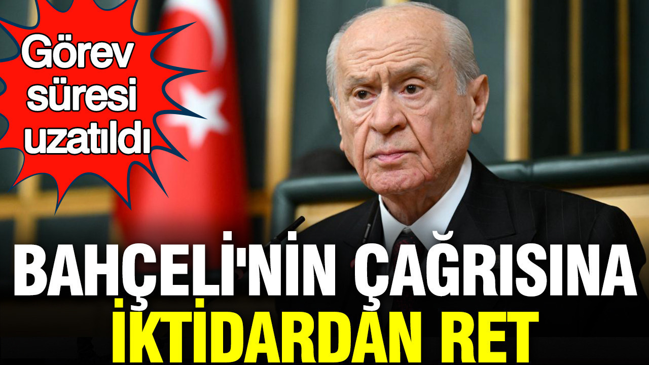 Bahçeli’nin Çağrısına Cevap Olumsuz: Kayyum Yönetimi Devam Ediyor
